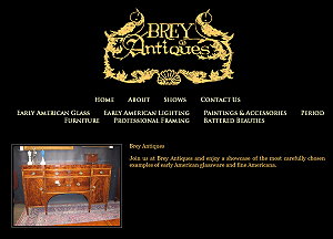 Brey Antiques home page