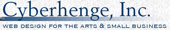 Web Design for the arts and small business